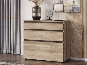 Комод КМ-01 Энигма (венге/дуб каньон) в Верх-Ирмени - verh-irmen.mebel-nsk.ru | фото