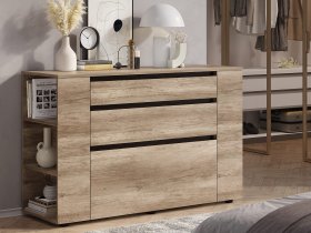 Комод КМ-06 Энигма (венге/дуб каньон) в Верх-Ирмени - verh-irmen.mebel-nsk.ru | фото