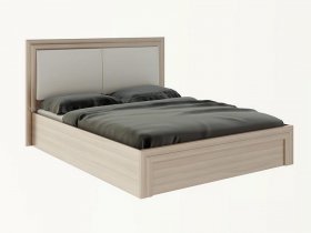 Кровать двуспальная с подъем. мех. 1,6м  Глэдис М32 в Верх-Ирмени - verh-irmen.mebel-nsk.ru | фото