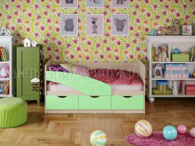 Кровать детская Бабочки 1,8 м в Верх-Ирмени - verh-irmen.mebel-nsk.ru | фото