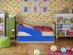 Кровать детская Бабочки 2,0 м в Верх-Ирмени - verh-irmen.mebel-nsk.ru | фото