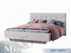 Кровать двуспальная 1,6м Кимберли КР-13 в Верх-Ирмени - verh-irmen.mebel-nsk.ru | фото