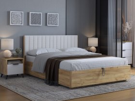 Кровать двуспальная 1,6м Юлия в Верх-Ирмени - verh-irmen.mebel-nsk.ru | фото