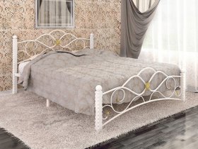 Кровать двуспальная Гарда-3 на металлокаркасе 1,4 м в Верх-Ирмени - verh-irmen.mebel-nsk.ru | фото
