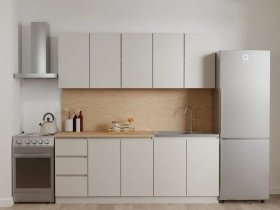 Кухонный гарнитур Мори 2,0 м (сатин) в Верх-Ирмени - verh-irmen.mebel-nsk.ru | фото