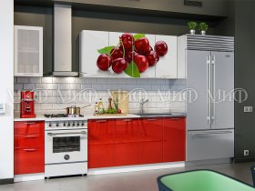 Кухонный гарнитур Вишня в Верх-Ирмени - verh-irmen.mebel-nsk.ru | фото