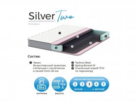 Матрас Silver Two в Верх-Ирмени - verh-irmen.mebel-nsk.ru | фото
