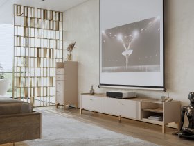 Модульная гостиная Одетта (дуб эндгрей/меланж) в Верх-Ирмени - verh-irmen.mebel-nsk.ru | фото