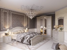 Модульная спальня Николь (Мебельград) в Верх-Ирмени - verh-irmen.mebel-nsk.ru | фото
