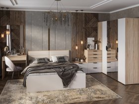 Модульная спальня Норд в Верх-Ирмени - verh-irmen.mebel-nsk.ru | фото