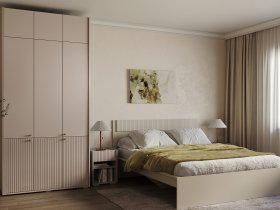 Модульная спальня Орма (МДФ) в Верх-Ирмени - verh-irmen.mebel-nsk.ru | фото