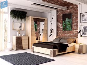 Модульная спальня Санремо в Верх-Ирмени - verh-irmen.mebel-nsk.ru | фото