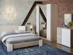 Модульная спальня «Валери» в Верх-Ирмени - verh-irmen.mebel-nsk.ru | фото