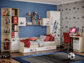 Модульная спальня Вега NEW Boy в Верх-Ирмени - verh-irmen.mebel-nsk.ru | фото