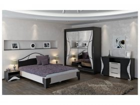 Модульная спальня Верона (Линаура) в Верх-Ирмени - verh-irmen.mebel-nsk.ru | фото