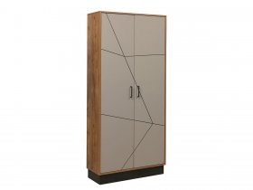 Шкаф двухстворчатый комбинированный для одежды Гамма  54.14 в Верх-Ирмени - verh-irmen.mebel-nsk.ru | фото