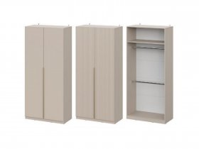 Шкаф ШК-100 Эккервуд (меланж) в Верх-Ирмени - verh-irmen.mebel-nsk.ru | фото