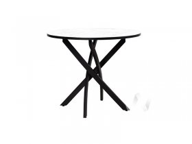 Стол обеденный Лион (мрамор белый/черный) в Верх-Ирмени - verh-irmen.mebel-nsk.ru | фото