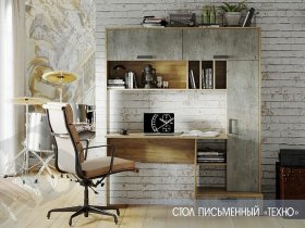 Стол письменный  Техно в Верх-Ирмени - verh-irmen.mebel-nsk.ru | фото