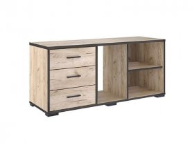 Тумба 1200 Тм075.0 Гермес лофт (дуб крафт серый) в Верх-Ирмени - verh-irmen.mebel-nsk.ru | фото